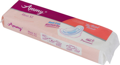 Ammy Buy Set of 3 Ultra Thin XXL Sanitary Pads Will get 1 set Free Sanitary Pad(Pack of 5)
