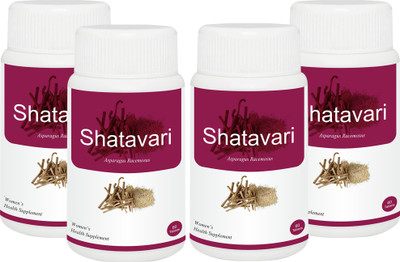Herb Essential Women's Health Shatavari, 500 mg - 60 Tablets (Pack of 4)(240 No)
Herb Essential Women's Health Shatavari, 500 mg - 60 Tablets (Pack of 4)(240 No)