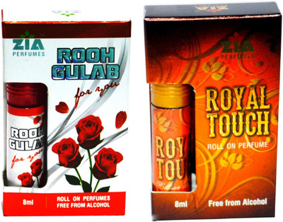 Zia ROOH GULAB & ROYAL TOUCH Special Malaysian Edition Floral Attar(Rose)