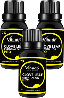 VIHADO New Clove Essential Oil, 7x Pro 100% Pure, Natural & Undiluted (15 ml) (Pack of 3)(15 ml)
VIHADO New Clove Essential Oil, 7x Pro 100% Pure, Natural & Undiluted (15 ml) (Pack of 3)(15 ml)