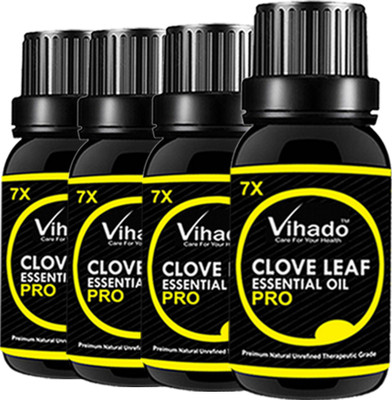 VIHADO New Clove Essential Oil 7x Pro 100% Pure Natural Grade For Hair and Skin (25 ml) (pack of 4)(25 ml)
VIHADO New Clove Essential Oil 7x Pro 100% Pure Natural Grade For Hair and Skin (25 ml) (pack of 4)(25 ml)