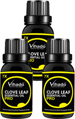 VIHADO Clove Essential Oil 7x Pro (20 ml) (Pack of 3)(20 ml)