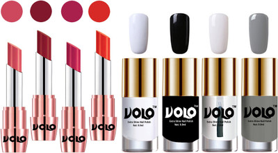 Volo Ultra HD Shine Nail Polish and Creamy With Matte Lipsticks Combo(Set of 8)
Volo Ultra HD Shine Nail Polish and Creamy With Matte Lipsticks Combo(Set of 8)