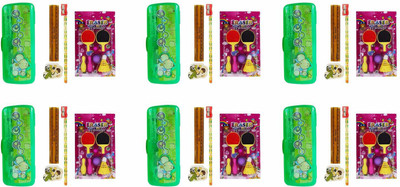 Majik Combo Of Stationary Kit For Kids For School, Pencil Box Set And Eraser Pack For Kids, School, Accessories, Multicolor, Pack Of 1 NA Art Plastic Pencil Boxes(Set of 72, Multicolor)
Majik Combo Of Stationary Kit For Kids For School, Pencil Box Set And Eraser Pack For Kids, School, Accessories, Multicolor, Pack Of 1 NA Art Plastic Pencil Boxes(Set of 72, Multicolor)