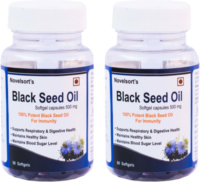 Novelsort Black Seed Oil Softgel Capsule 500 mg(120 No)