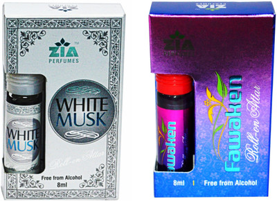 Zia WHITE MUSK & FAWAKEN Special Malaysian Edition Floral Attar(White Water Lily)