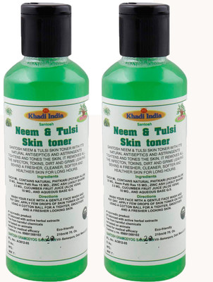 Khadi India Santosh Neem & Tulsi Skin toner (Pack of 2) Each of (210 ml)(420 ml)
Khadi India Santosh Neem & Tulsi Skin toner (Pack of 2) Each of (210 ml)(420 ml)