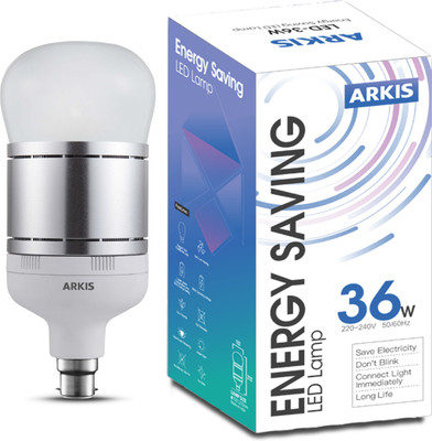 ARKIS 36 W Round B22 LED Bulb(White, Pack of 2)