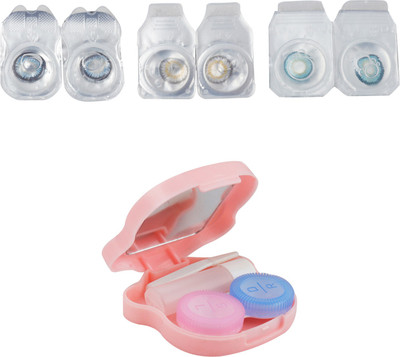 Optify Combo Pack Monthly Color Contact Lens With Travel Kit Monthly Contact Lens(1, Sea Blue_Natural Grey_Aqua, Pack of 3)
Optify Combo Pack Monthly Color Contact Lens With Travel Kit Monthly Contact Lens(1, Sea Blue_Natural Grey_Aqua, Pack of 3)