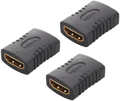 Fedus HDMI Female to Female Coupler Jointer Gender Changer - Pack of 3 HDMI Cable (Hdmi Jointer, Black) HDMI Cable(Compatible with HDMI Jointer, Black)
Fedus HDMI Female to Female Coupler Jointer Gender Changer - Pack of 3 HDMI Cable (Hdmi Jointer, Black) HDMI Cable(Compatible with HDMI Jointer, Black)