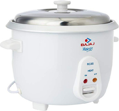 Bajaj majesty 1.8 litre rice cooker Electric Rice Cooker with Steaming Feature(1.8 L, White)
Bajaj majesty 1.8 litre rice cooker Electric Rice Cooker with Steaming Feature(1.8 L, White)