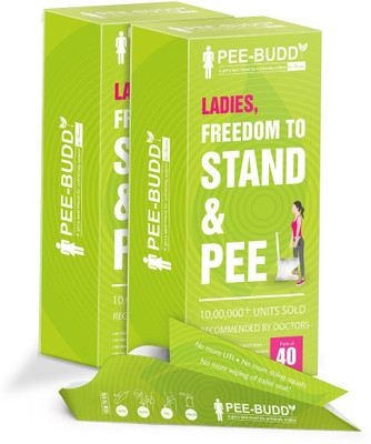 PeeBuddy Disposable, Portable Female Urination Device - 80 Funnels (2 Pack - 40 Funnels Each) Disposable Female Urination Device(Green, Pack of 80)
PeeBuddy Disposable, Portable Female Urination Device - 80 Funnels (2 Pack - 40 Funnels Each) Disposable Female Urination Device(Green, Pack of 80)