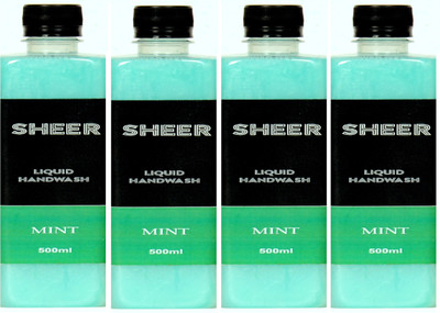 Sheer Premium Liquid Hand wash Refill Combo Mint (500ml each)(2000 ml, Bottle, Pack of 4)
Sheer Premium Liquid Hand wash Refill Combo Mint (500ml each)(2000 ml, Bottle, Pack of 4)
