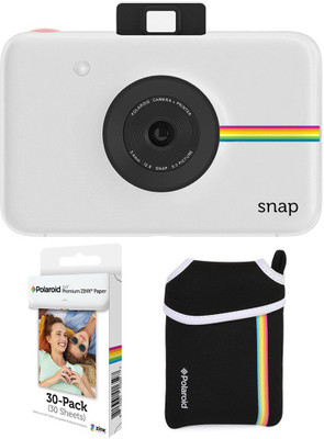 Polaroid Snap Instant Camera with 2x3 Zink Paper (30 Pack) Neoprene Pouch (White) Instant Camera(White)
Polaroid Snap Instant Camera with 2x3 Zink Paper (30 Pack) Neoprene Pouch (White) Instant Camera(White)