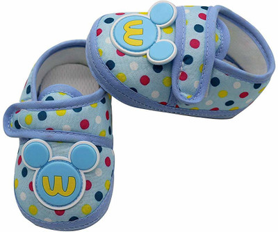 HuddiBABA Boys & Girls Velcro Casual Boots(Blue