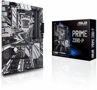 Asus Prime Z390-P LGA1151 (Intel 8th 9th Gen) DDR4 DP HDMI M.2 Z390 ATX Motherboard USB 3.1 Gen2 Motherboard(Black)
Asus Prime Z390-P LGA1151 (Intel 8th 9th Gen) DDR4 DP HDMI M.2 Z390 ATX Motherboard USB 3.1 Gen2 Motherboard(Black)