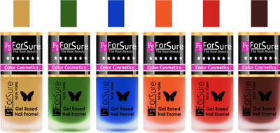 Forsure Golden, Green, Blue, Orange, Red, Reddish Maroon Velvet Matte Nail Polish (Set of 6 Nail Polish) Golden, Green, Blue, Orange, Red, Reddish Maroon(Pack of 6)
Forsure Golden, Green, Blue, Orange, Red, Reddish Maroon Velvet Matte Nail Polish (Set of 6 Nail Polish) Golden, Green, Blue, Orange, Red, Reddish Maroon(Pack of 6)