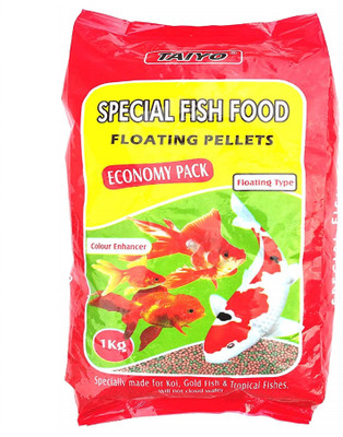 TAIYO Live with Alive Special fish food economic pack 1.2mm Fish 1 kg Dry Fish Food
TAIYO Live with Alive Special fish food economic pack 1.2mm Fish 1 kg Dry Fish Food