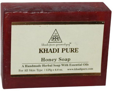 Khadi Pure Herbal Honey Soap - 125g(125 g)