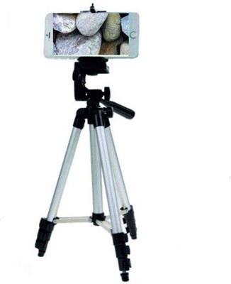 ABC WARRIORS Tripod-3110 Metal Extendable Tripod Stand Lightweight Camera Stand With Three-Dimensional Head & Quick Release Plate For Cameras Camcorders and mobile holder Tripod NF09 Tripod Kit(Black, Silver, Supports Up to 1500 g)
ABC WARRIORS Tripod-3110 Metal Extendable Tripod Stand Lightweight Camera Stand With Three-Dimensional Head & Quick Release Plate For Cameras Camcorders and mobile holder Tripod NF09 Tripod Kit(Black, Silver, Supports Up to 1500 g)