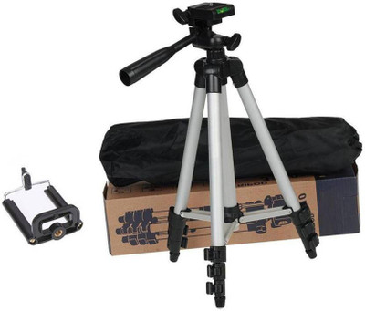 Gazzet Professional Tripod Mount Stand for Camera or Projectors Tripod Kit(Silver, Supports Up to 500 g)
Gazzet Professional Tripod Mount Stand for Camera or Projectors Tripod Kit(Silver, Supports Up to 500 g)