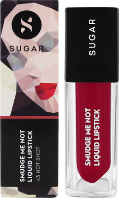 Sugar Smudge Me Not Liquid Lipstick - 43 Hot Shot (Hot Pink / Dark Fuchsia Pink)(Pink)
Sugar Smudge Me Not Liquid Lipstick - 43 Hot Shot (Hot Pink / Dark Fuchsia Pink)(Pink)