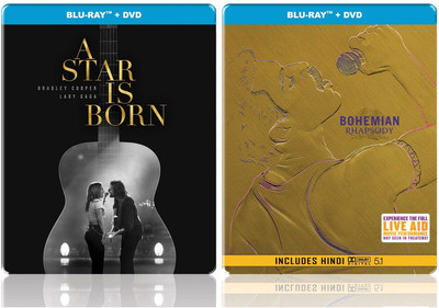 A Star Is Born & Bohemian Rhapsody (Steelbook) (Blu-ray & DVD) (4-Disc) (Region Free)(Blu-ray English)
A Star Is Born & Bohemian Rhapsody (Steelbook) (Blu-ray & DVD) (4-Disc) (Region Free)(Blu-ray English)