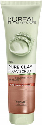 L'Oreal Skin Expert Pure Clay Glow Scrub(150 ml)