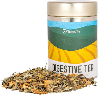 Udyan Tea Digestive Tea - Natural & Pure Wellness Whole Leaf Tea Assorted Herbal Tea(50 g, Tin)