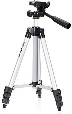 ABC WARRIORS Tripod-3110 Metal Extendable Tripod Stand Lightweight Camera Stand With Three-Dimensional Head & Quick Release Plate For Cameras Camcorders and mobile holder Tripod NF02 Tripod Kit(Black, Silver, Supports Up to 1500 g)
ABC WARRIORS Tripod-3110 Metal Extendable Tripod Stand Lightweight Camera Stand With Three-Dimensional Head & Quick Release Plate For Cameras Camcorders and mobile holder Tripod NF02 Tripod Kit(Black, Silver, Supports Up to 1500 g)