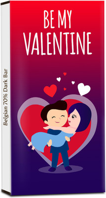 Chocholik Valentines Day Gift - Be My Valentine - 70% Dark Belgium Chocolate Bars(100 g)
Chocholik Valentines Day Gift - Be My Valentine - 70% Dark Belgium Chocolate Bars(100 g)