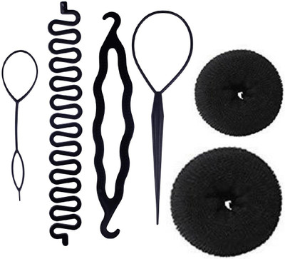 S R Enterprises DIY KITy 2 differents size donuts color black pack of( 6pcs)(Set of 6)
S R Enterprises DIY KITy 2 differents size donuts color black pack of( 6pcs)(Set of 6)