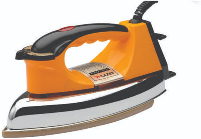 Lazer Fortuner 1000 W Orange & Black Dry Iron(Orange, Black), Black;orange