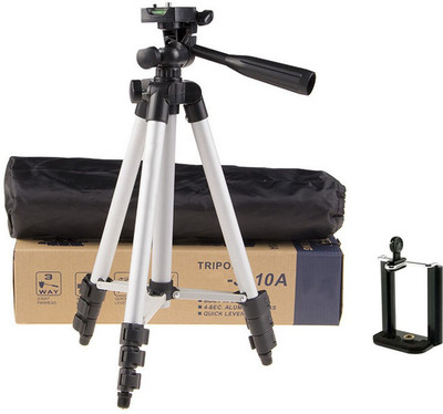 m s megaslim Portable Tripod-3110 With Three-Dimensional Head & Quick Release Plate For Video Cameras and mobile holder mount for Smartphones Tripod(Silver, Black, Supports Up to 1500)
m s megaslim Portable Tripod-3110 With Three-Dimensional Head & Quick Release Plate For Video Cameras and mobile holder mount for Smartphones Tripod(Silver, Black, Supports Up to 1500)