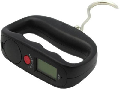 Zelenor Black Digital Hanging Hook Luggage 50kg Weighing Scale(Black)