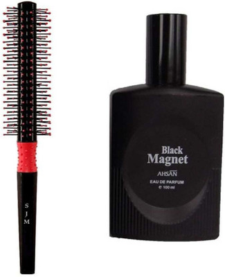 SJM Roller Brush And Ahsan Black Magnet EDP - 100 ml (For Men) (Set of 2)(Set of 2)
SJM Roller Brush And Ahsan Black Magnet EDP - 100 ml (For Men) (Set of 2)(Set of 2)