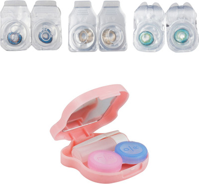 Optify Zero Power Combo Pack Monthly Color Contact Lens With Solution and Travel Kit Monthly Contact Lens(0, Deep Blue_Honey_Green Turquoise, Pack of 3)
Optify Zero Power Combo Pack Monthly Color Contact Lens With Solution and Travel Kit Monthly Contact Lens(0, Deep Blue_Honey_Green Turquoise, Pack of 3)