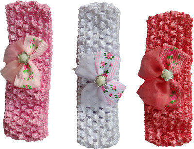 Wishkaro Crochet Style Lace and Bowknot Design Elastic Baby Girl's Hair Band, Head Band(Multicolor)
Wishkaro Crochet Style Lace and Bowknot Design Elastic Baby Girl's Hair Band, Head Band(Multicolor)