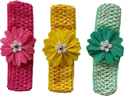 Wishkaro Crochet Style Satin Flower Elastic Baby Girl's Hair Band, Head Band(Multicolor)
Wishkaro Crochet Style Satin Flower Elastic Baby Girl's Hair Band, Head Band(Multicolor)