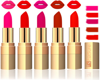 Forsure Extra Soft & Smooth Velvet Matte Lip Color Combo(Peach,Sweet Red,Purple,Chocalate,Hot Red)
Forsure Extra Soft & Smooth Velvet Matte Lip Color Combo(Peach,Sweet Red,Purple,Chocalate,Hot Red)