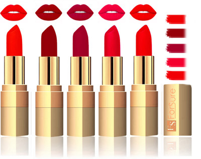 Forsure Extra Soft & Smooth Velvet Matte Lip Color Combo(Hot Red, Romantic Red, Red, Peach, Coffee)
Forsure Extra Soft & Smooth Velvet Matte Lip Color Combo(Hot Red, Romantic Red, Red, Peach, Coffee)