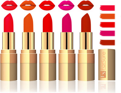 Forsure Extra Soft & Smooth Velvet Matte Lip Color Combo(Red,Light Brown,Sweet Red,Purple,Chocalate)
Forsure Extra Soft & Smooth Velvet Matte Lip Color Combo(Red,Light Brown,Sweet Red,Purple,Chocalate)