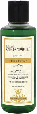 Khadi Organique Aloevera hair cleanser Shampoo (Pack Of 4)(210 ml)