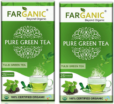 FARGANIC Buy Pack Of 2 100% Certified Organic Tulsi Green Tea Bag 50 Tea Bags Tulsi Green Tea Bags(50 Bags, Box)
FARGANIC Buy Pack Of 2 100% Certified Organic Tulsi Green Tea Bag 50 Tea Bags Tulsi Green Tea Bags(50 Bags, Box)