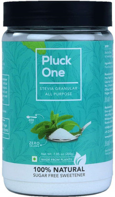 Pluck One Stevia All Purpose (200 gms/400 tsp) - 100% Natural Sweetener | Zero Calorie | Sugar Substitute | Diabetic friendly Sugar Free | No Preservatives | Vegan | Gluten Free | Superior Purity Sweetener(200 g)
Pluck One Stevia All Purpose (200 gms/400 tsp) - 100% Natural Sweetener | Zero Calorie | Sugar Substitute | Diabetic friendly Sugar Free | No Preservatives | Vegan | Gluten Free | Superior Purity Sweetener(200 g)