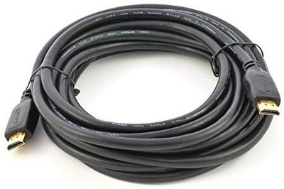 swaggers HDMI Male to HDMI Male Cable (Black) 5 METER SUPPORT TV,LED,DVR, HDMI Cable(Compatible with LAPTOP,COMPUTER,PC, Black)
swaggers HDMI Male to HDMI Male Cable (Black) 5 METER SUPPORT TV,LED,DVR, HDMI Cable(Compatible with LAPTOP,COMPUTER,PC, Black)