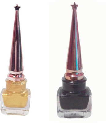 BBMENOW Glitter Women Shiny Long Lasting Liquid Brush Eye Liner Waterproof Makeup Eyeliner 10 ml (BLACK ,GOLDEN) (PACK OF 2) 10 ml(BLACK, GOLDEN)
BBMENOW Glitter Women Shiny Long Lasting Liquid Brush Eye Liner Waterproof Makeup Eyeliner 10 ml (BLACK ,GOLDEN) (PACK OF 2) 10 ml(BLACK, GOLDEN)