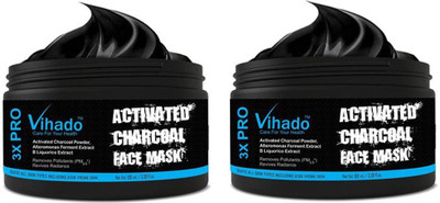 VIHADO Activated Charcoal Purifying Black Peel Off Face Mask - 100 ml (Pack of 2)(100 ml)
VIHADO Activated Charcoal Purifying Black Peel Off Face Mask - 100 ml (Pack of 2)(100 ml)