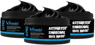 VIHADO Activated Charcoal Purifying Black Peel Off Anti- Acne Blackhead Remover Face Mask - 100 ml (Pack of 3)(100 ml)
VIHADO Activated Charcoal Purifying Black Peel Off Anti- Acne Blackhead Remover Face Mask - 100 ml (Pack of 3)(100 ml)