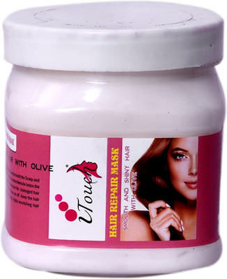 I TOUCH HERBAL HAIR REPAIR MASK WITH OLIVE OIL 500 ML(500 ml)